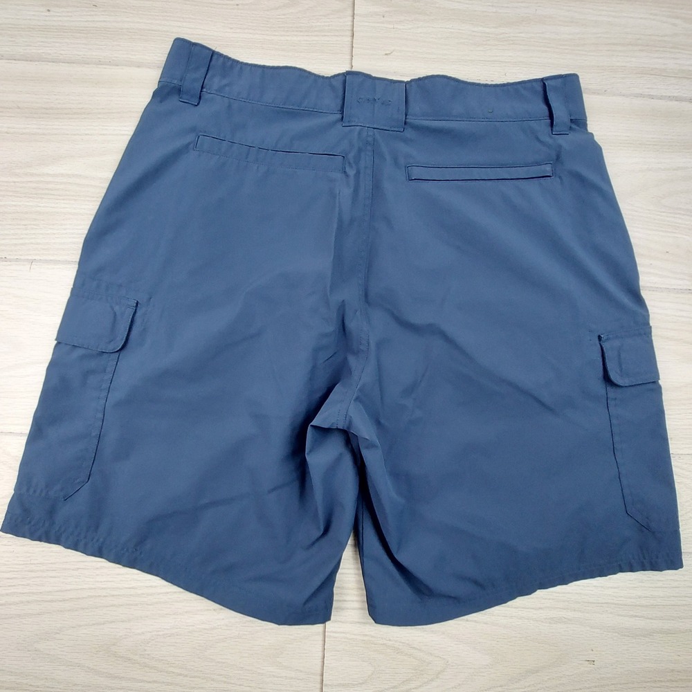 Orvis Cargo Shorts Mens 36 Blue Olive Green Bundle Tech Hiking Outdoor Lot of 2 - Picture 3 of 10